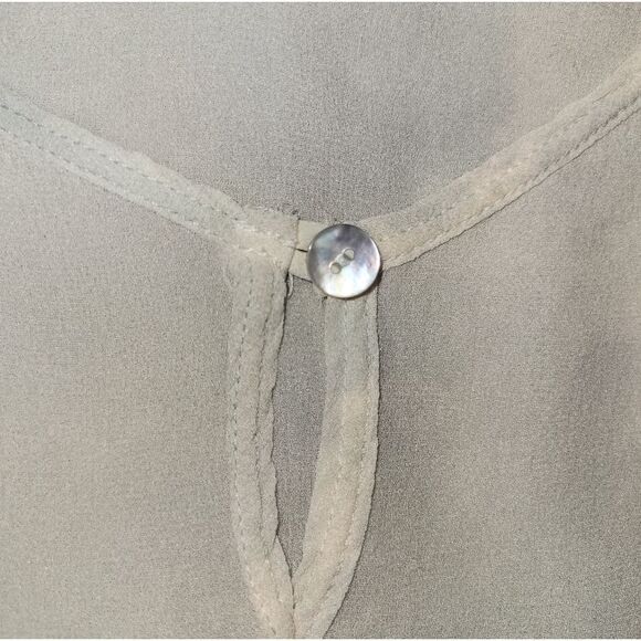 Revolve Silk Miyoshi Split Neck Gypsy Longsleeve Top Ink Gypsy 05 Small - Picture 9 of 15